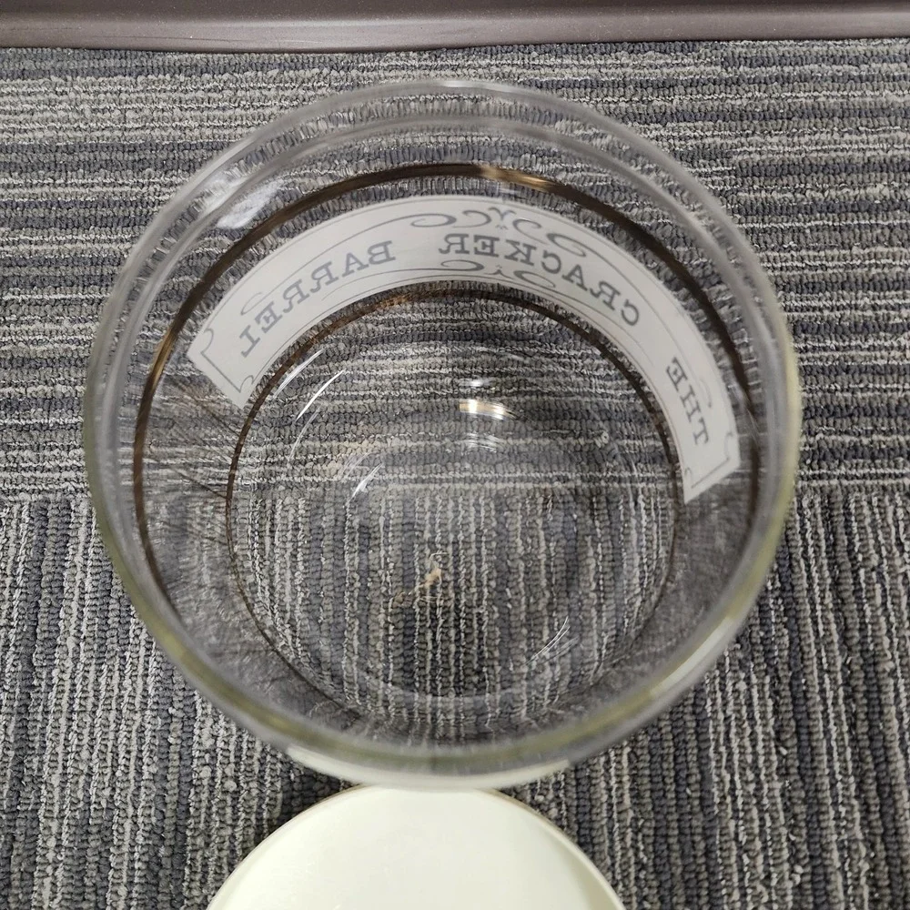 PYREX MCM Vintage Oven Safe Jar‎ 18k Trim 
